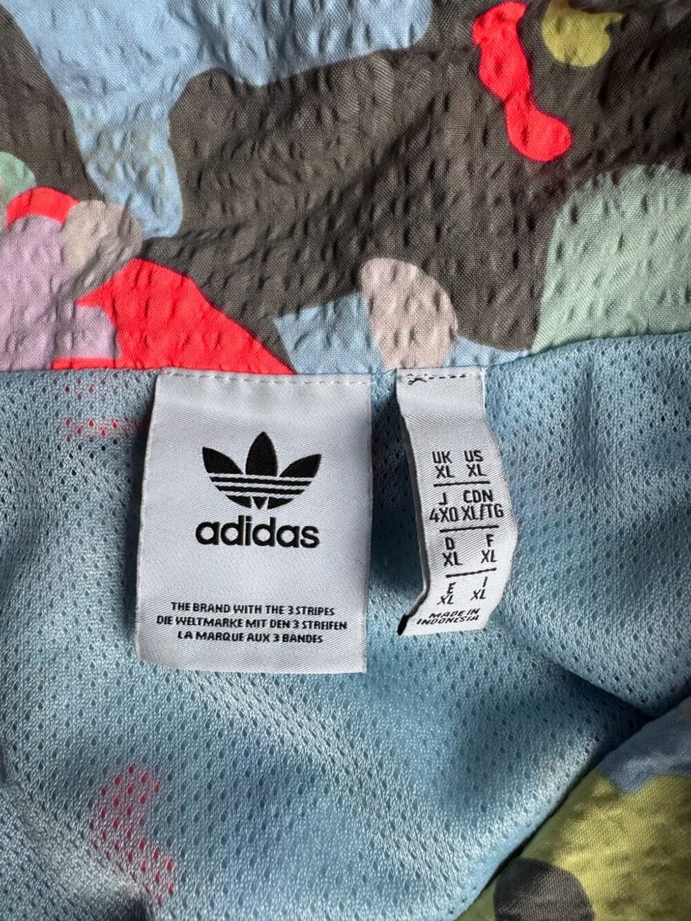 Adidas Originals RYV Anorak Camo Set Seersucker Windbreaker + Shorts Gorpcore - Picture 6 of 8